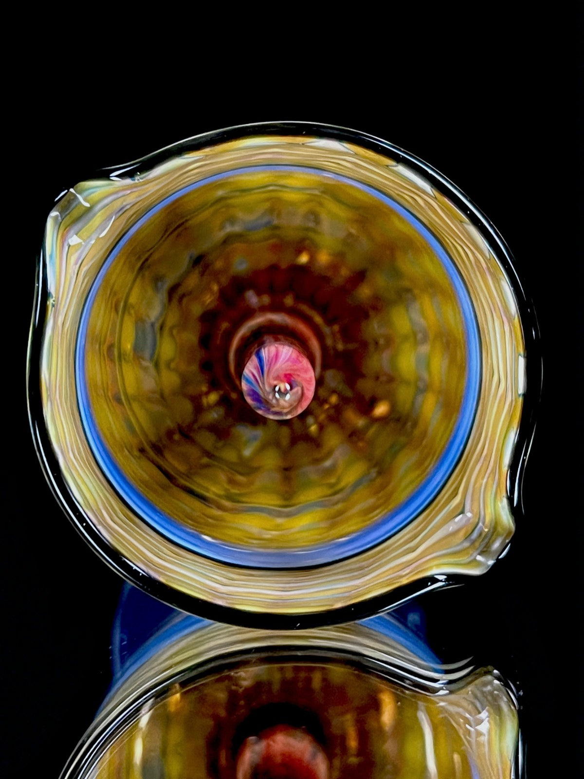Goblet ashtray by Hazy Glass