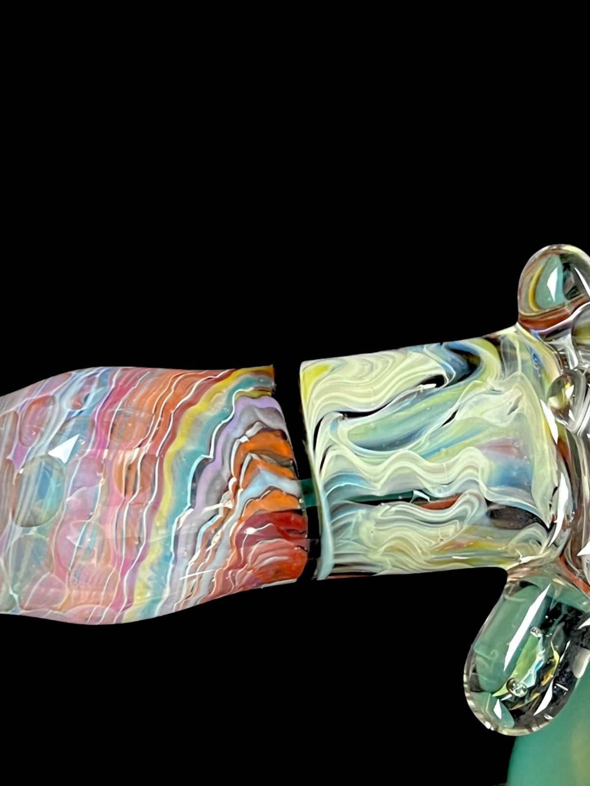 XL hammer bubbler by Prozak Glass