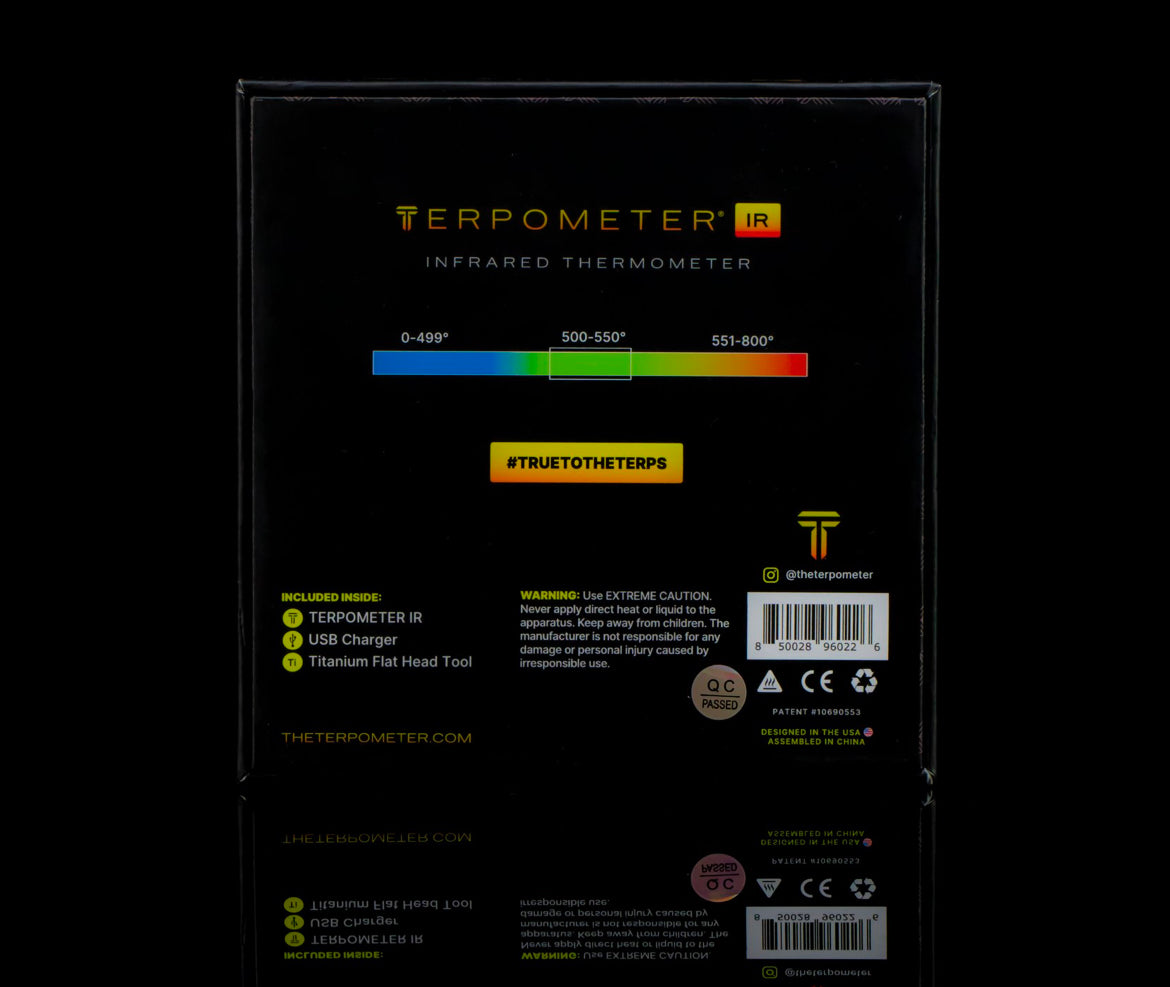 Terpometer infrared (IR) space black (device only)