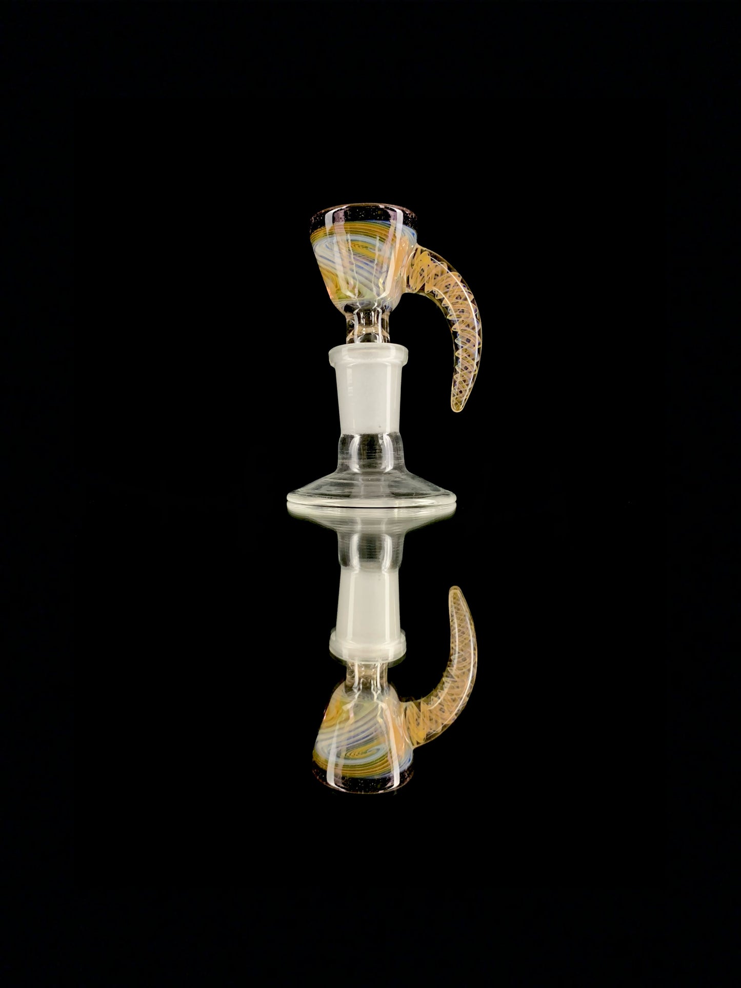 14mm fume / red Elvis slide by Phase Glass