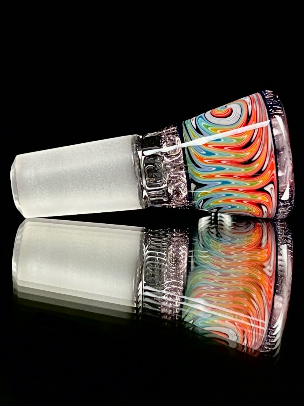 14mm cool pink slide by Mercurius Glass