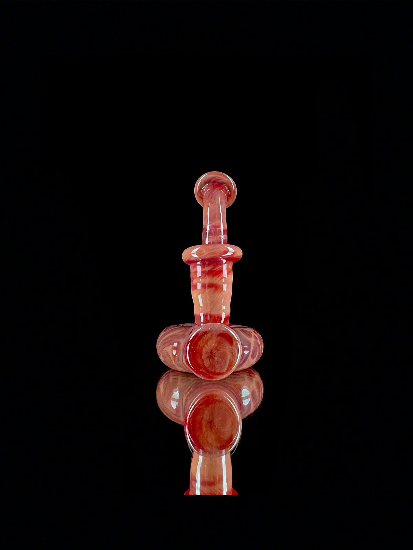Tequila sunrise donut dry pipe by Hazy Glass
