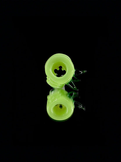 14mm pistachio cyclops slide by Leviathan Glass