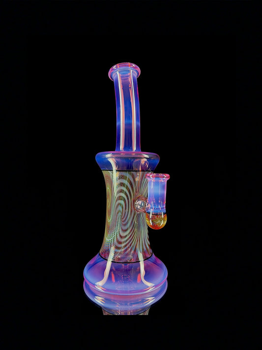 Moonstone over gold ruby classic hypno jawn by Jared Wetmore
