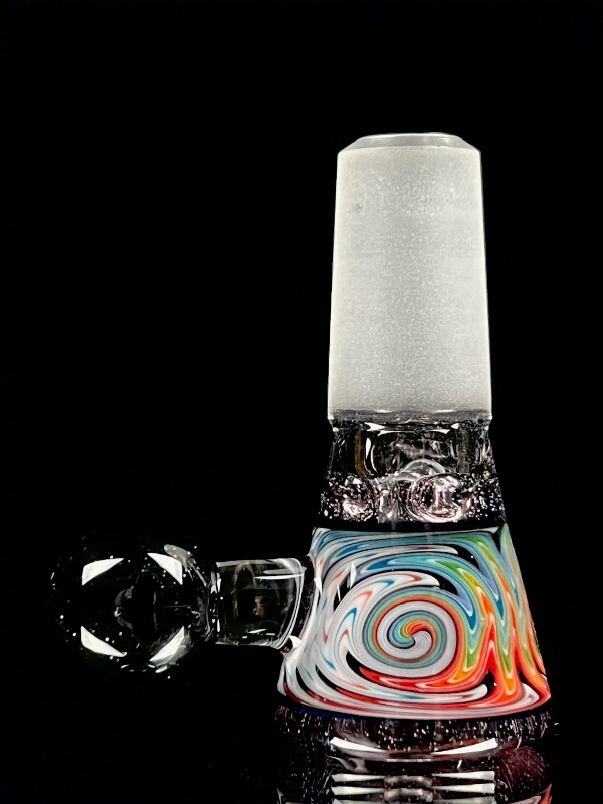14mm cool pink slide by Mercurius Glass