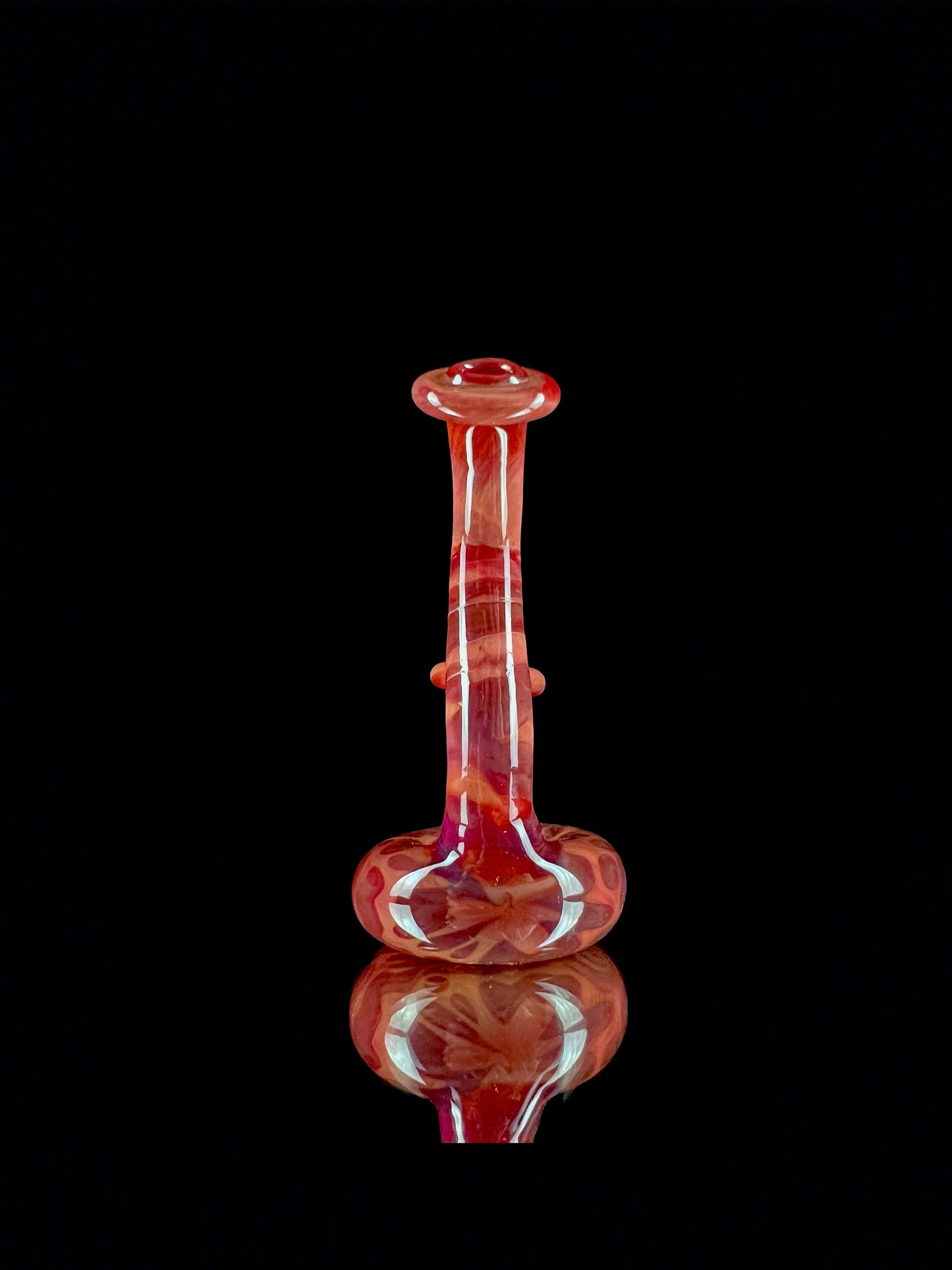 Tequila sunrise donut dry pipe by Hazy Glass